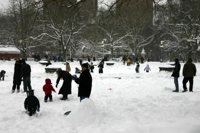 Fountain Plaza Area - West View