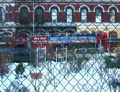 Community Garden & NYC Tour Bus