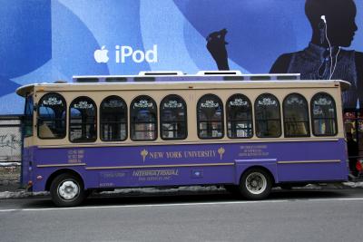 NYU Trolley & iPod Billboard