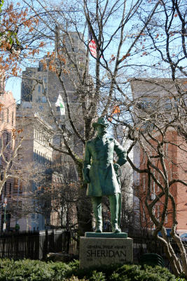 Sheridan Square Park - General Sheridan Sculpture