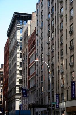 NYU Buildings - Southeast View from Greene to Broadway