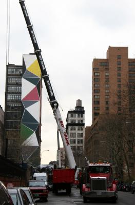 Hoisting a Refrigeration Unit