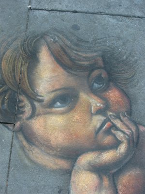 Sidewalk Painting - Child