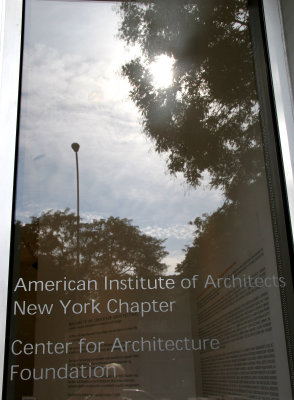 American Institute of Architecture - NYC Chapter Window