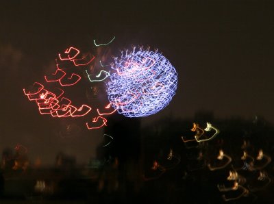 Fireworks - West Greenwich Village & New Jersey