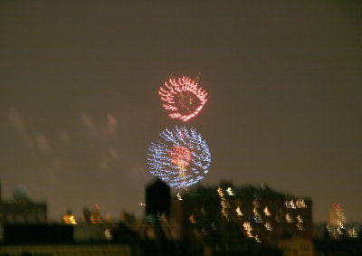 Fireworks - West Greenwich Village & New Jersey