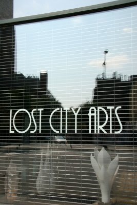 Lost City Arts Window at East 5th Street