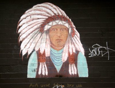 Indian Chief Mural