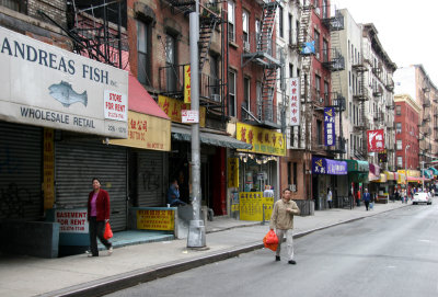 Chinatown - Southeast View below Broome Street