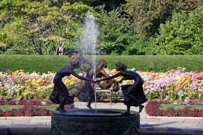 Three Frolicking Muses - Conservatory Chrysanthemum Garden