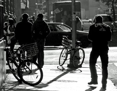 Intersection - Early Morning Traffic