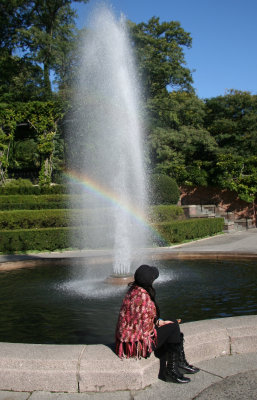 Conservatory Garden - Fountain Rainbow