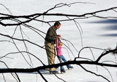 First Day of the Season - Wollman Ice Rink