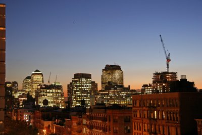 Sunset & Evening Star - Downtown Manhattan