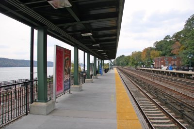 View from Riverdale NY Train Station