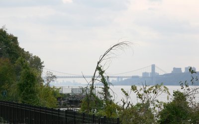 View from Riverdale NY Train Station