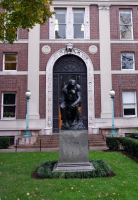 The Thinker in Front of Philosopy Hall