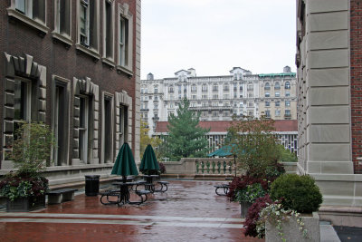 Plaza between Havemeyer & Mathematics Halls