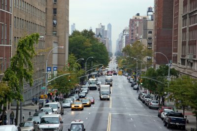 Amsterdam Avenue - Downtown View from 116th Street Bridge