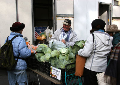 Farmers Market - Cabbage