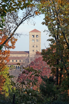 Cloister Tower - View from Fort Tryon Park