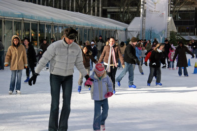 Bryant Park Ice Skaters