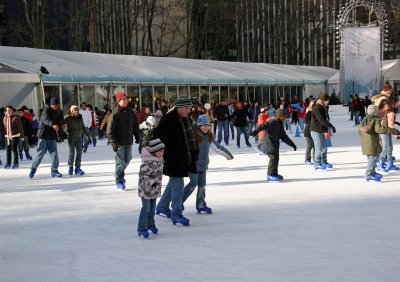 Bryant Park Ice Skaters