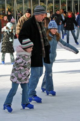 Bryant Park Ice Skaters