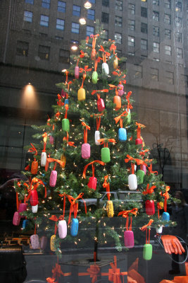 Christmas Tree in 49th Street Store Window