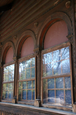 Swedish Cottage Window Reflections