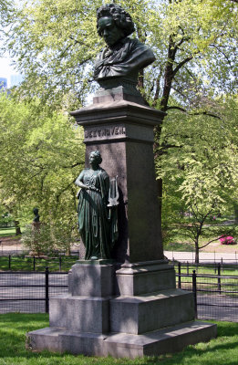Ludwig Van Beethoven Statue - Central Park Bandshell