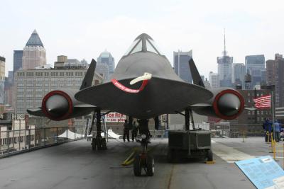 A-12 Blackbird - the fastest and highest-altitude manned aircraft in the world. NYC. April 2006