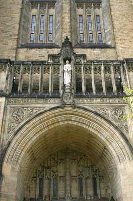 This is, believe it or not, the entrance to Yale's gym (no, seriously).