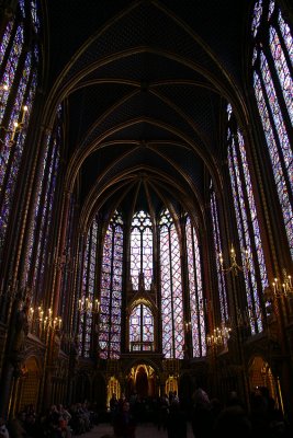 Sainte-Chapelle: upper chapel