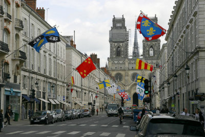 One of the main streets in Orleans