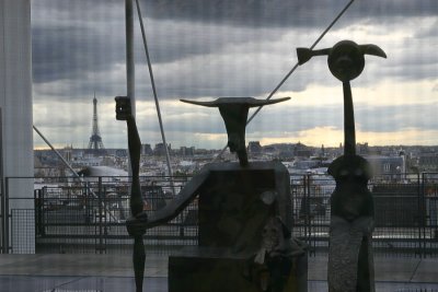 Center Pompidou: sculpture garden on the roof