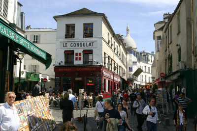 On the Montmartre hill