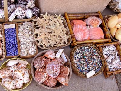 Shells and beads Tlaquepaque Shopping Village, Sedona, AZ