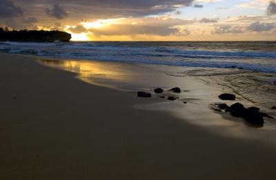 Dawn at Shipwreck Beach 2