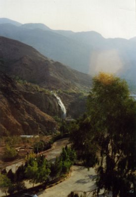 Hot cascade at Main Jordan. 150 m below sea level.jpg