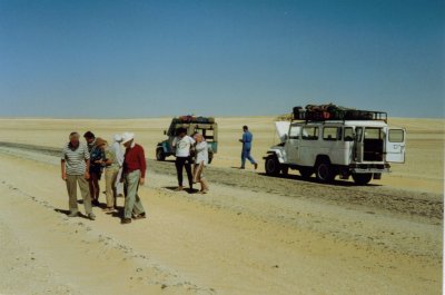 420 km highway between Bahamaya and Siwa. Western Desert.jpg