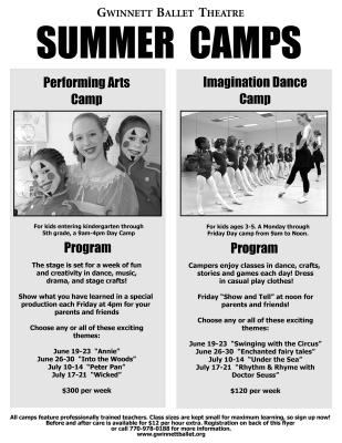 2006 Summer Camp Flyer
