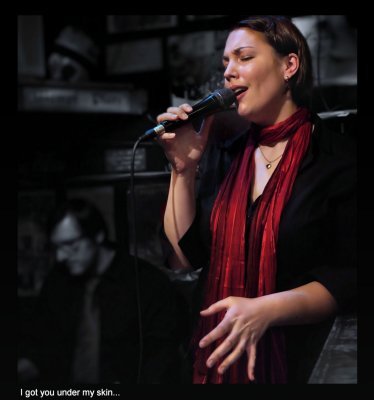 Verena Henniger,  jazz vocalist,  the voice of Frankfurt ;-)