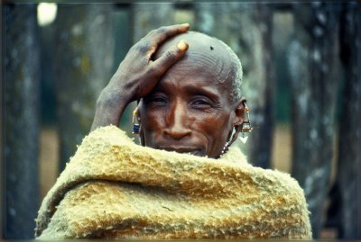 Maasai elder, Tanzania