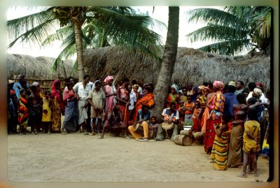 Village gathering, Juba Region, Somalia