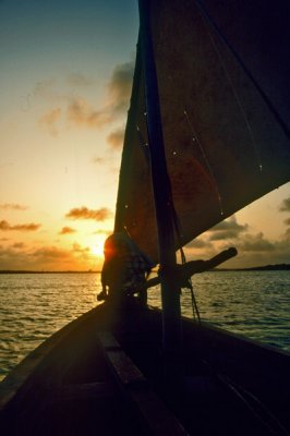 Dow sailing in the Indian Ocean