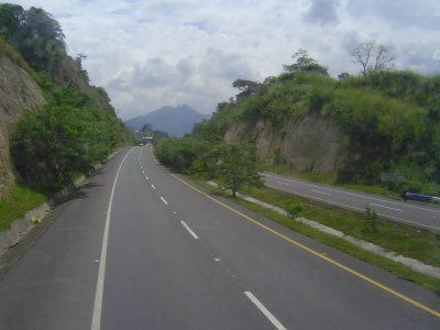 The roads in El Salvador are infinitely better than Honduras