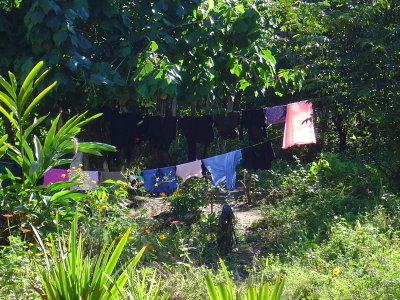more laundry catching the sun