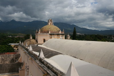 On the roof of the Cathedral