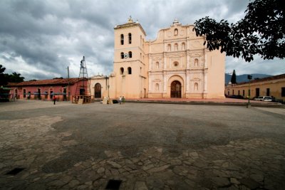 The cathedral and its stone shadow